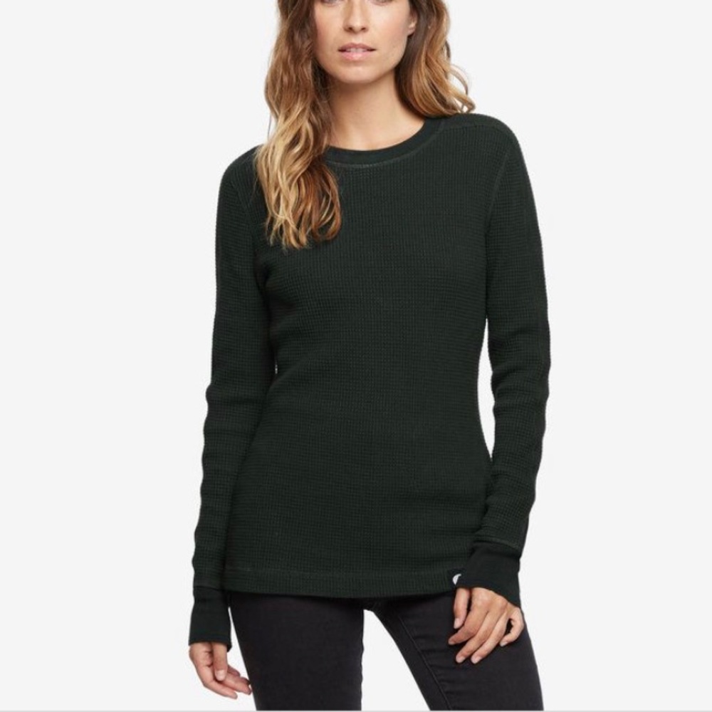 American Giant Waffle Thermal Crewneck